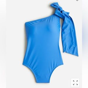 J. Crew Bow One Shoulder Swimsuit-NWT